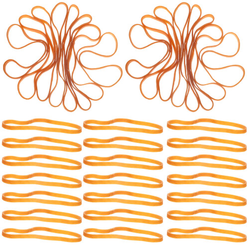4Ensembles Bandes Élastiques Larges Orange Caoutchouc Multifonction 2