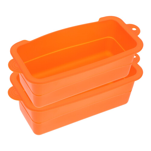 2Pièces Liner Silicone Orange Pour Bac À Graisse Réutilisable Camping