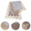 1Pièces Demi-Housse Piano En Polyester Brodée Couleur Multiple Durable 6