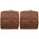 2Pièces Housse Protectrice Grille-Pain Café, Robuste 3