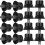 60Pièces Crampons Football Caoutchouc Noir, Support Stable 2