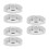 6Ensembles Boîte Jonction Ronde Plastique Pour Caméra Fixation Murale 9