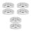 6Ensembles Boîte Jonction Ronde Plastique Pour Caméra Fixation Murale 4
