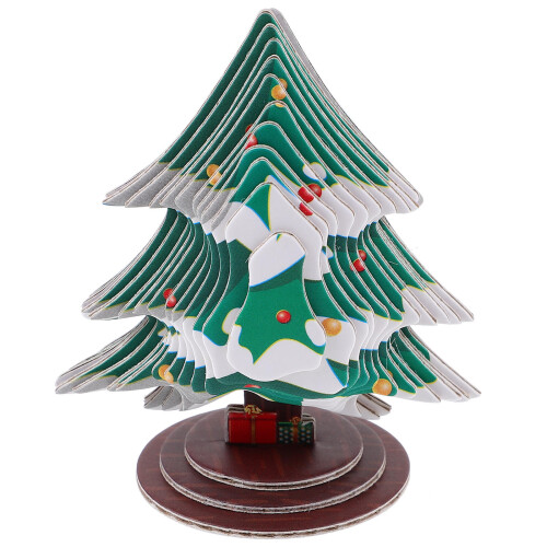 4 Ensembles De Puzzles 3D En Papier Pour Arbre De Noël 1