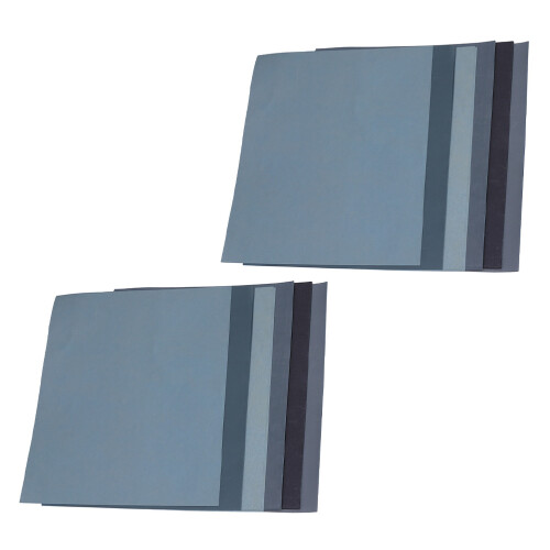 12Pièces Papier De Verre Waterproof Multicolore En Carbure De Silicium
