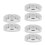 6Ensembles Boîte Jonction Ronde Plastique Pour Caméra Fixation Murale 6