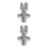 2Pièces Boulons Argent Aluminium Pour Quad Et 7