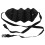 1Pièces Repose-Pieds Noir Polyester Ajustable Voyage 10