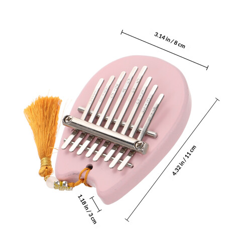 mini kalimba ours, harpe digitale pour débutants et enfants 1