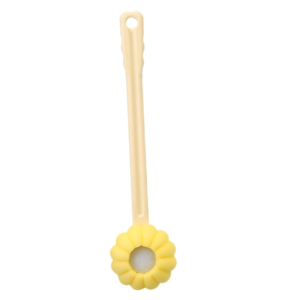 Back Scrubber for Shower with Long Handle Soft Sponge, Gentle Exfoliating Bath Brush for Elderly, Men and Women