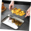 2 Sets Stainless Steel Baking Rack Stackable Oven Cooling Rack NonStick for Roasting and Steaming 2