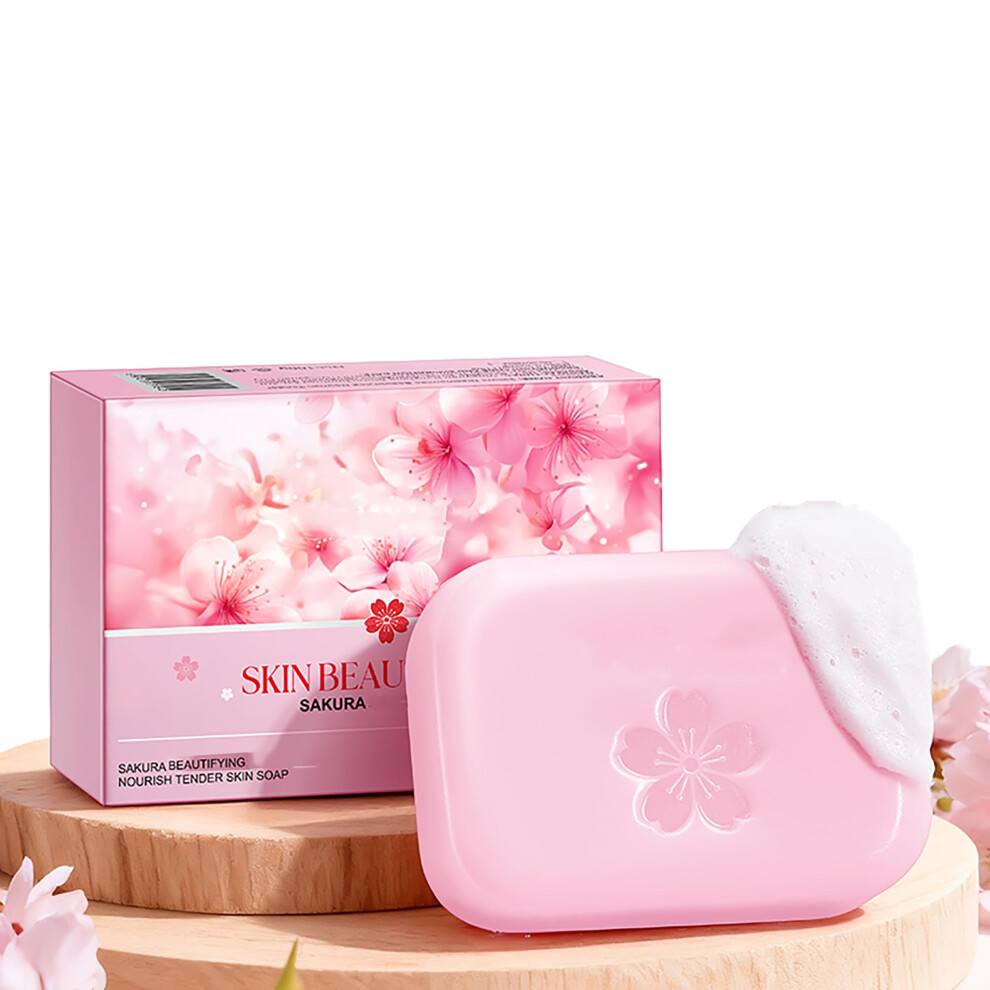 Natural Bath Soap Bar with Flower Extract, Deep Hydration, LongLasting Fragrance, Softening Skin
