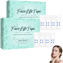 Face Lift Tape Invisible for Sagging Skin and Jowls, Hypoallergenic V Shape Lifting (2 Pack)