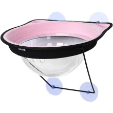 Pet Comfort Haven, Cat Hammock Space Saving Indoor Outdoor Hanging Nest, Window-mounted Cat Perch with Easy Assembly (15kg Load)