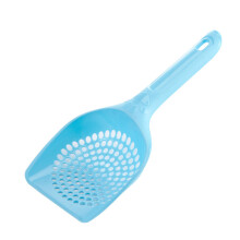 Pá para Areia e Resíduos de Gatos, Ergonômica, com Lâmina Profunda e Resistente à Ferrugem e Corrosão para Fácil Remoção de Dejetos.