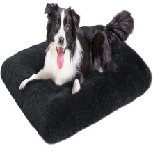 Ultrazacht huisdierbed, ademend pluche zacht en pluizig, ondersteunt een goede houding voor middelgrote honden en katten, past zich aan verschillende