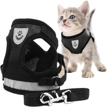 Colete para cães para passeios noturnos visíveis, colete à prova de fugas em tecido de malha macia com faixas refletoras, design sem sufocamento