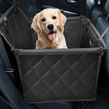 Travel Companion Booster, Portable Puppy Car Booster Seat, Mesh Window & Durable Waterproof Material, Ideal for On-the-Go Pet Lovers