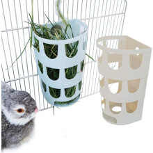 Heuraufe für Kaninchen, weniger Heuraufe, hängender Heuhalter für Meerschweinchen und Kaninchen, benutzerfreundliches Design, einfache