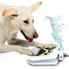 Stazione di idratazione portatile per cani, spruzzatore a pedale con acqua fresca e pulita, senza batterie, non necessita di prese elettriche.