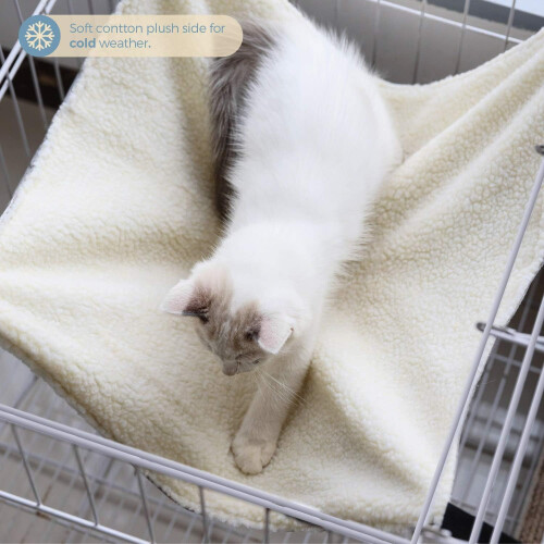 Pet Sanctuary Haven, εξαιρετικής κατασκευής κλουβί γάτας με διπλή στρώση για εσωτερικές 1