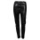 1St Zwarte Dames Leren Leggings Elastische Taille Broek 1