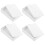 4Pièces Coffret Secret Portable ABS Blanc Pour Bijoux Argent Et Objets 1