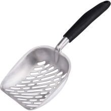 Effortless Litter Management, Long Handle Cat Litter Scoop, Aluminum Alloy Sifter, Streamline Your Daily Chores with Precision and Comfort