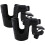2Pièces -Gobelet Clip ABS Noir Pour Poussette Bébé 8