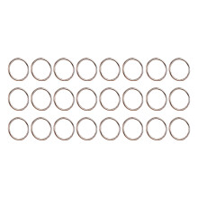 24Stk Runde Metall Schlüsselringe Silber Für DIY Und Autoschlüssel