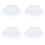 48Pcs Crystal Handle Face Applicator Brush for Durable Facial Mask Use 6