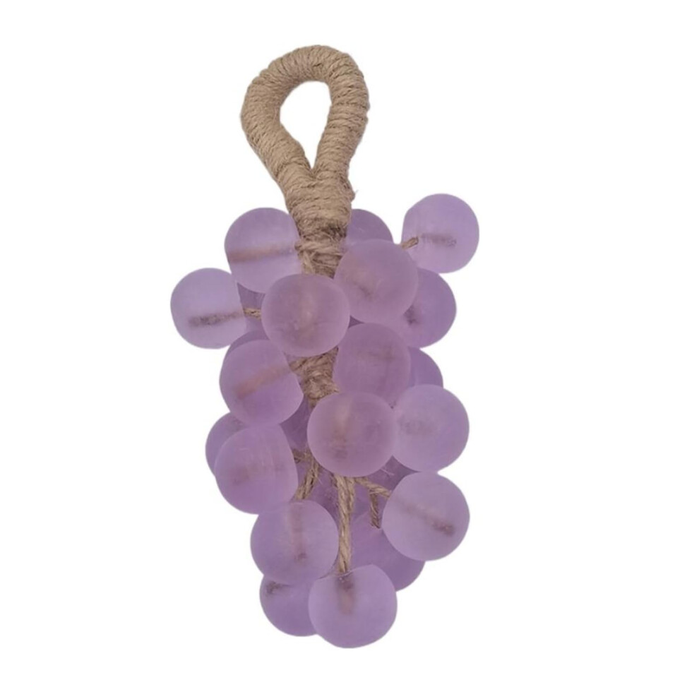 Purple Handmade Grape Soap Bar With Realistic Cluster Design, Plant Based Long Lasting Scent,