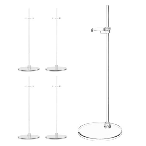 10Pièces Support D’exposition Transparent Pour Poupées 30 Cm Et Bjd 1