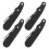 8Pièces Accessoire Serrage Lacets Hockey Pliable Noir 3