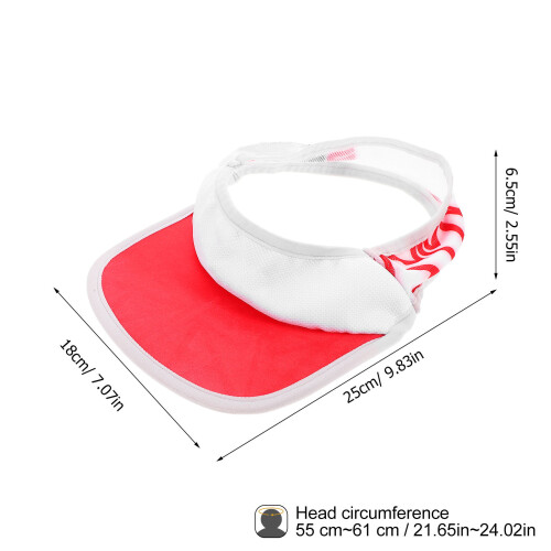2Pièces Chapeaux Été Respirants Polyester Visor Protection Uv 1