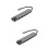 2Pièces Station D'accueil Type-C 8- 1 Argentée USB Hub Multi-Usage 8