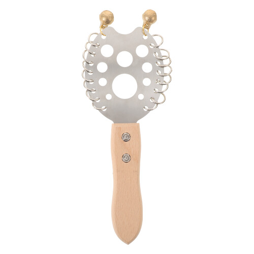 2Pièces Râcleur Bois Argenté Avec Ergonomique Durable 2
