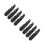 8Pièces Accessoire Serrage Lacets Hockey Pliable Noir 4