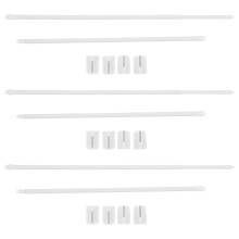 6Pièces Barre Télescopique Ajustable Forte Pour Salle De Bain