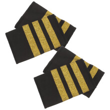 8Paires Insignes Épaules Cosplay Pilote Costume Carnaval Multicolores