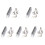 5Ensembles Slide Métal Robuste Pour Guitare Argent Facile À Utiliser 2