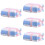 5Pièces Serviettes De Bain En Coton Pur Couleurs Multiples Absorbantes 11