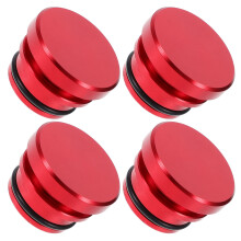 4Pièces Capuchons Allume-Cigare En Aluminium Rouge Protection