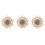 3 Pack Rattan Wall-Mounted Mirror Woven Decorative Photographing 4