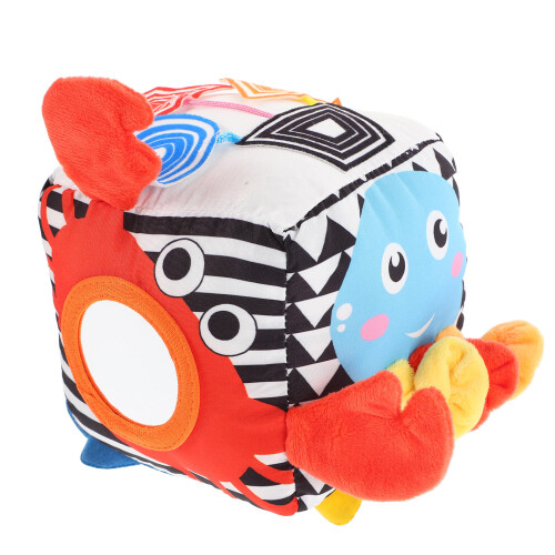 Cube Bébé En Tissu Jouet Sensoriel Portable