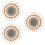 3 Pack Rattan Wall-Mounted Mirror Woven Decorative Photographing 7