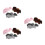 9Pièces Coussin Épingle Broderie Peluche Bracelet 6