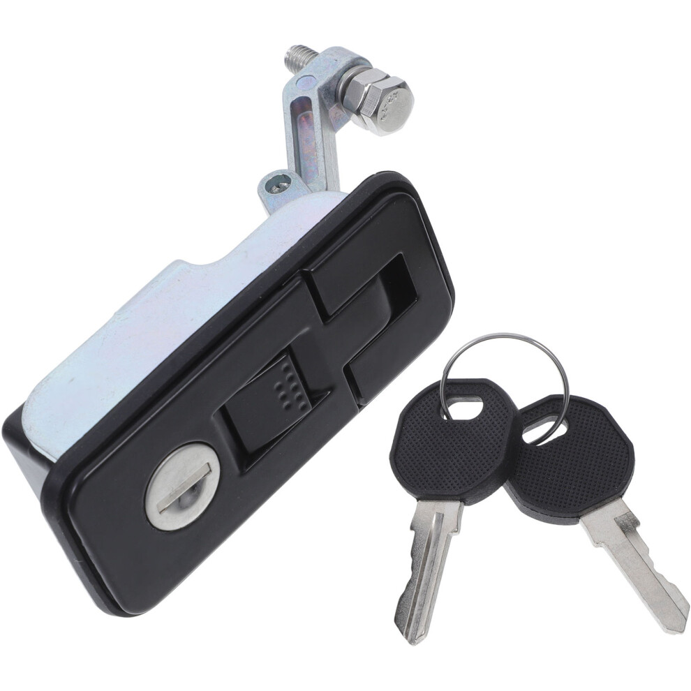 3Pcs Black Cabinet Door Lock Zinc Alloy Compression Latches 3614062702078