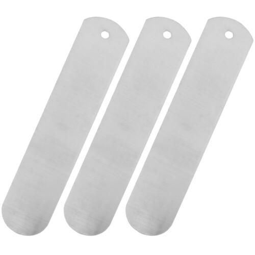 embouts métalliques droits pour 3 pièces sublimation