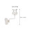 1Pièces Support De Partition Métal Argenté Simple Pour Musiciens 3